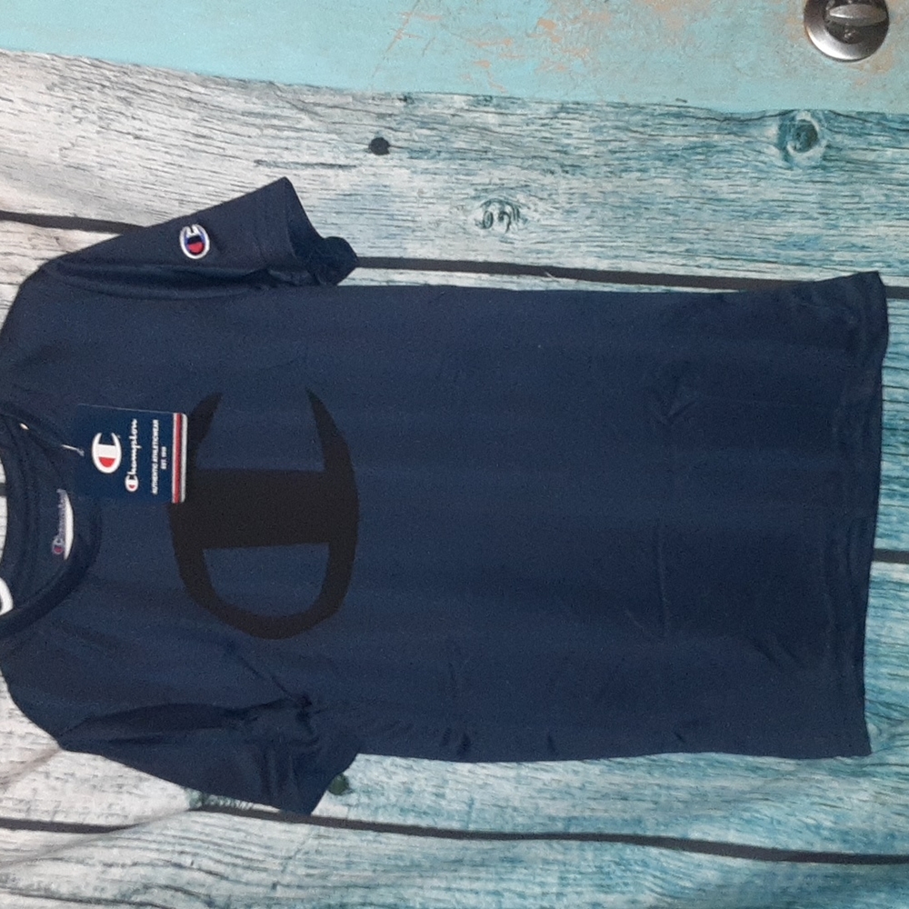 #1 Champion navy blue with tags size m kids